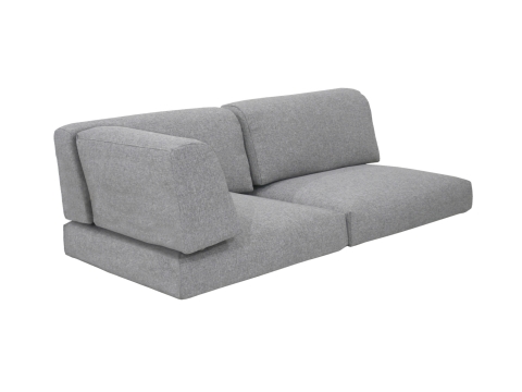 Zebra Belvedere 2-Sitzer, Lehne links Kissen-Set 3666 Olefin