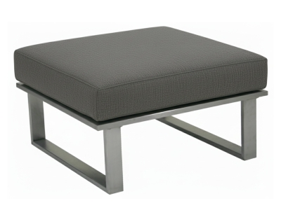 Zebra Belvedere Lounge Hocker Set - inkl. Kissen Tuva medium grey