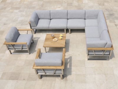 Zebra Gartenm&ouml;bel-Set Belvedere Lounge 7