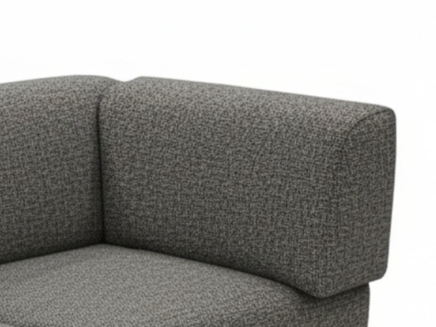 Zebra Belvedere Seitenkissen rechts 3647 Tuva tweed grey