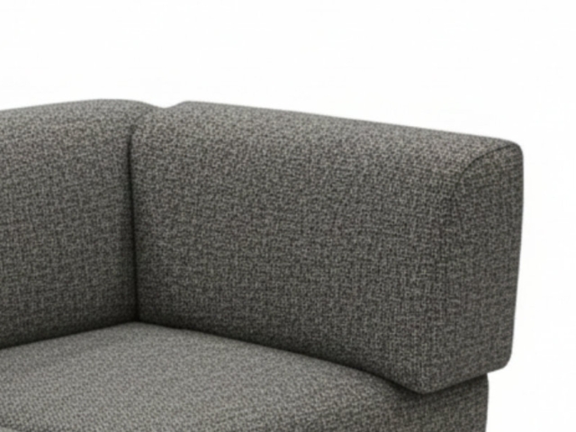 Zebra Belvedere Seitenkissen rechts 3647 Tuva tweed grey