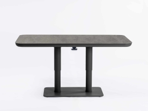 Zebra Move Tisch 140x80x51-71cm graphite