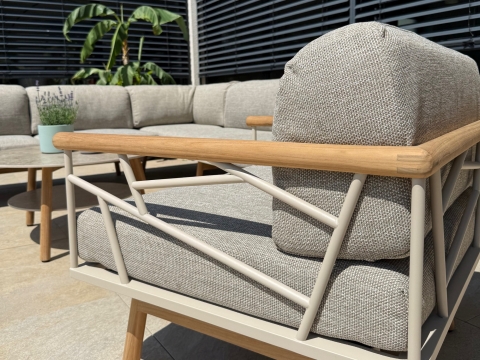 Zebra Solena Loungesessel light taupe