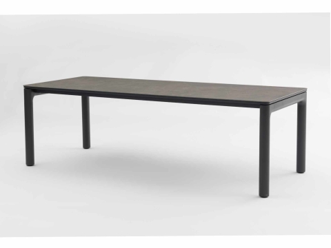 Zebra Vero Tisch 240x100x75cm graphite